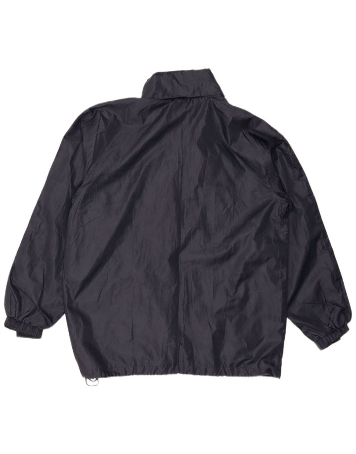 Diadora Veste de Pluie Homme UK 38 Medium Bleu Marine Polyester