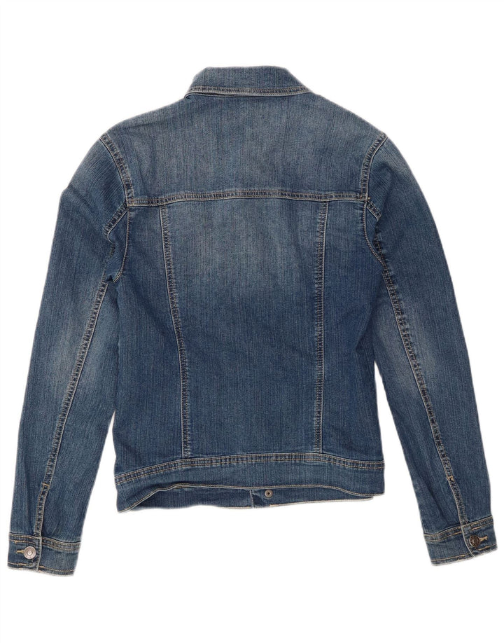 Benetton Veste en Jean Garçon 13-14 ans 3XL Bleu Coton