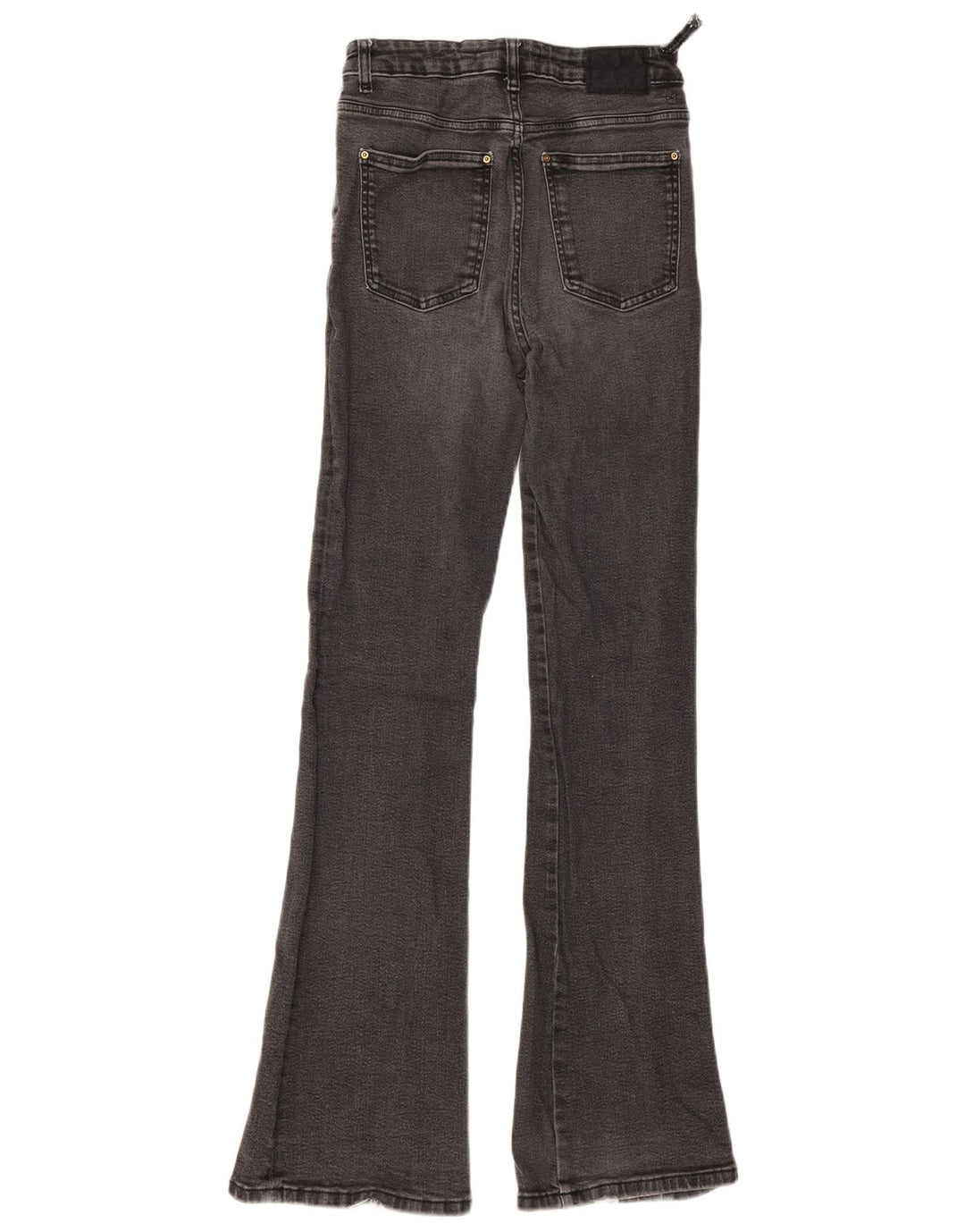 Zara Jean évasé pour femme EU 38 Small W28 L34 Gris