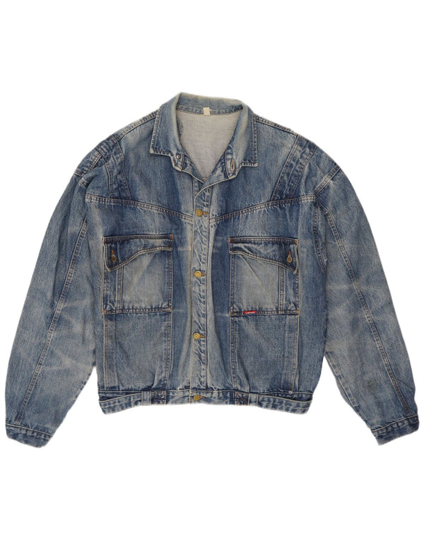 veste en jean homme vintage UK 42 XL Bleu