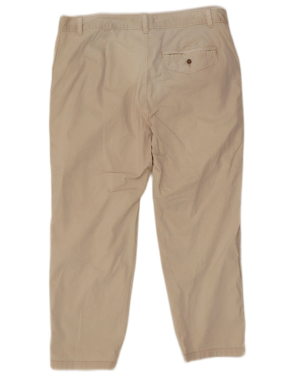 Marks & Spencer Pantalon court pour femme UK 16 Large W34 L25 Blanc cassé