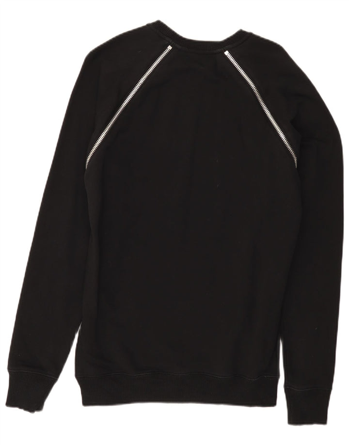 Diesel Sweat-shirt pour femme UK 44 Medium Noir Coton