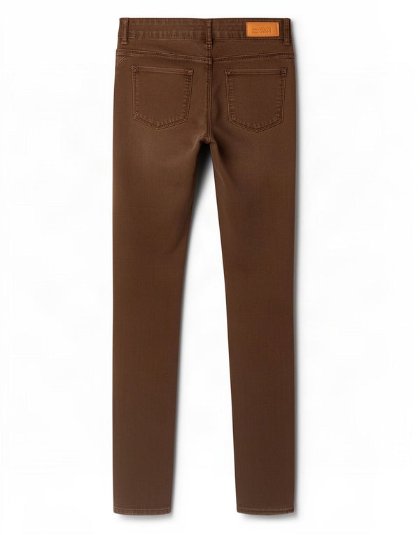 Zara Femme Trafaluc Skinny Jeans EU 36 XS W26 L31 Marron Coton