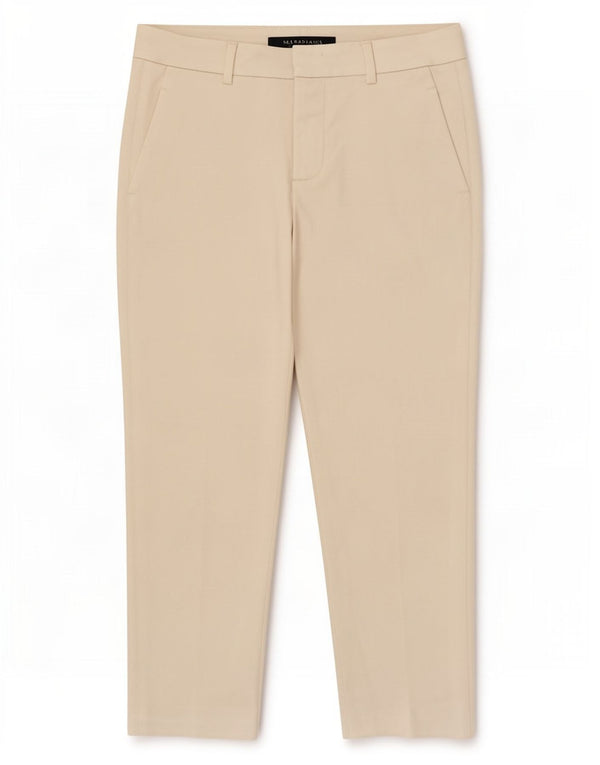 Zara Pantalon Chino Court Femme EU 34 2XS W24 L22 Blanc