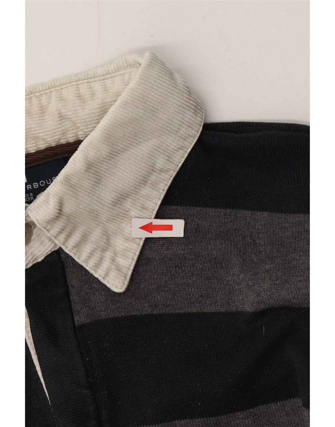 Marks & Spencer Pull à Col Polo Blue Harbour Homme Noir Moyen