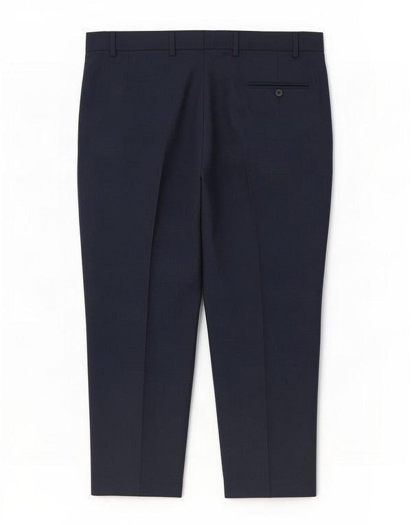 Marks & Spencer Pantalon de costume droit coupe ajustée pour homme W44 L29 Bleu marine