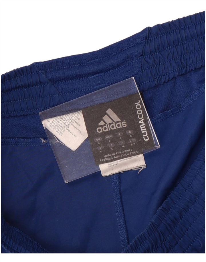 Adidas Short de sport Climacool pour homme, petit, bleu, polyester