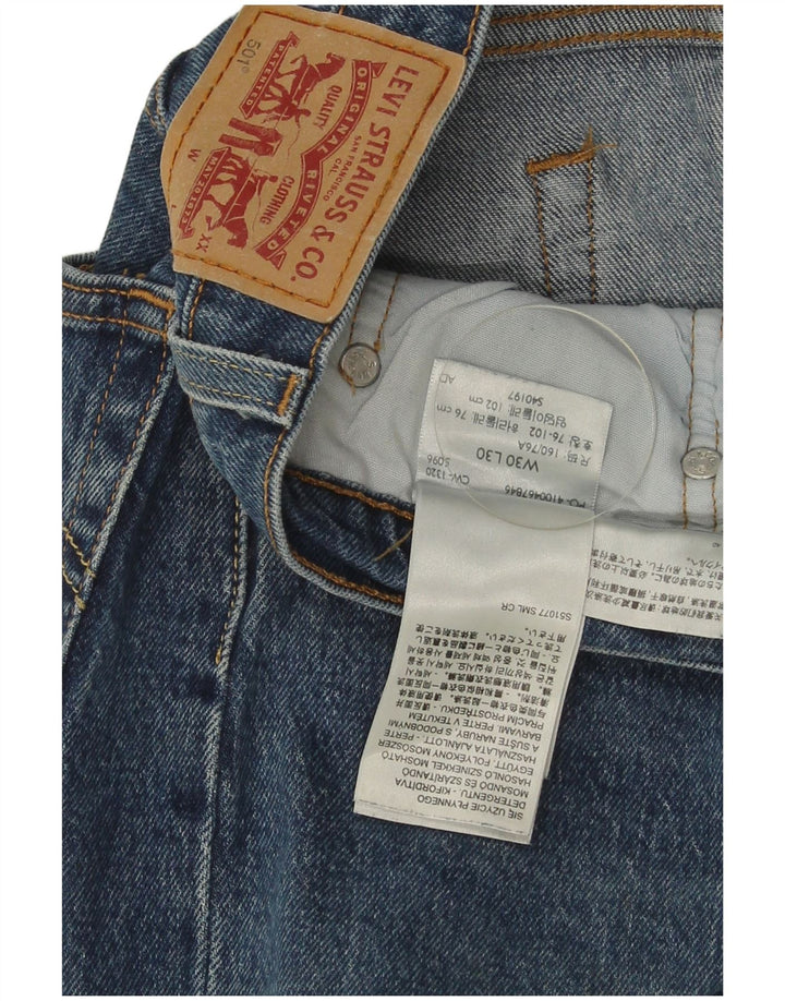 Levi's Jean Droit 501 Homme Bleu W30 L30 Coton