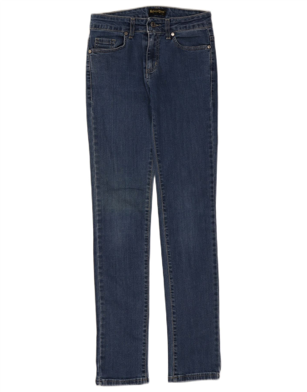 REFRIGIWEAR Jean Slim Femme IT 40 Small W26 L30 Bleu Coton
