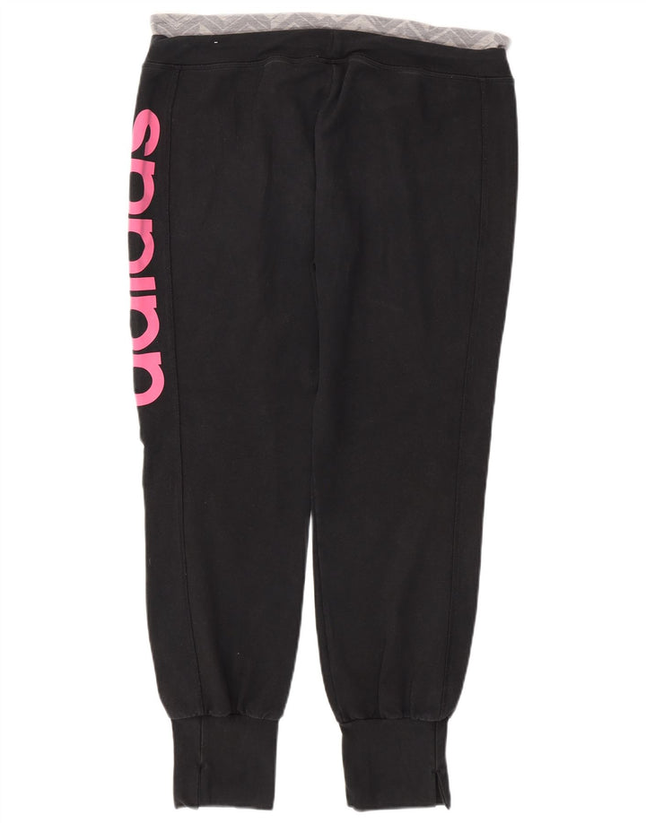 ADIDAS Pantalon de survêtement Climalite pour femme UK 16/18 Large Noir