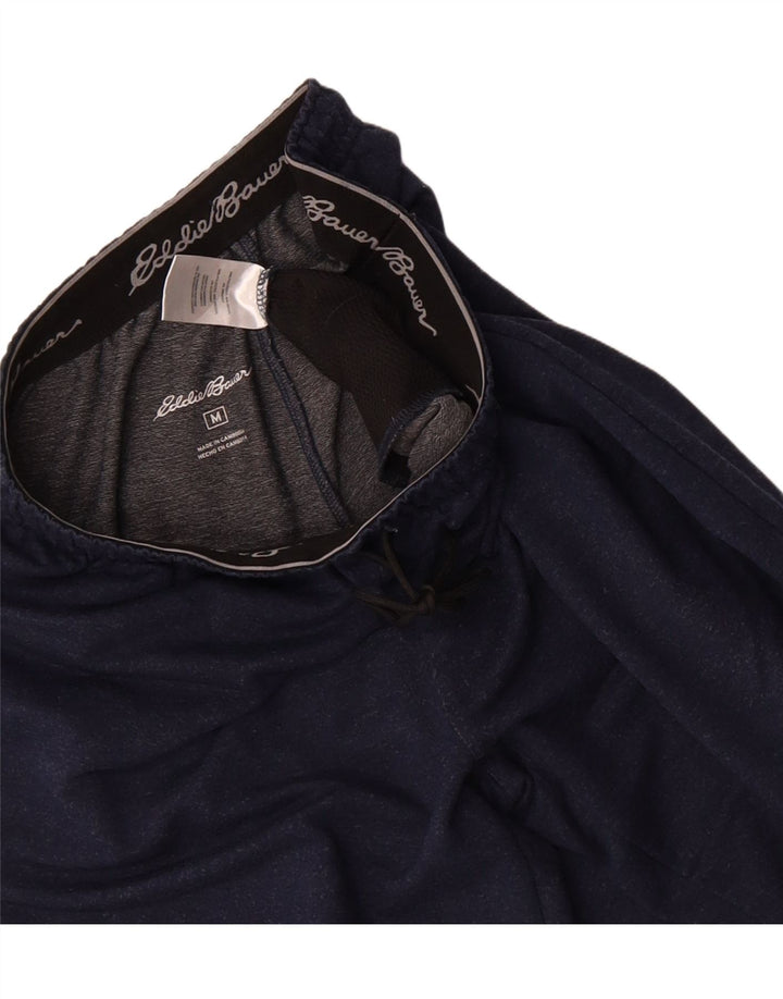 EDDIE BAUER Mens Tracksuit Trousers Medium  Navy Blue Polyester Vintage Eddie Bauer and Second-Hand Eddie Bauer from Messina Hembry 
