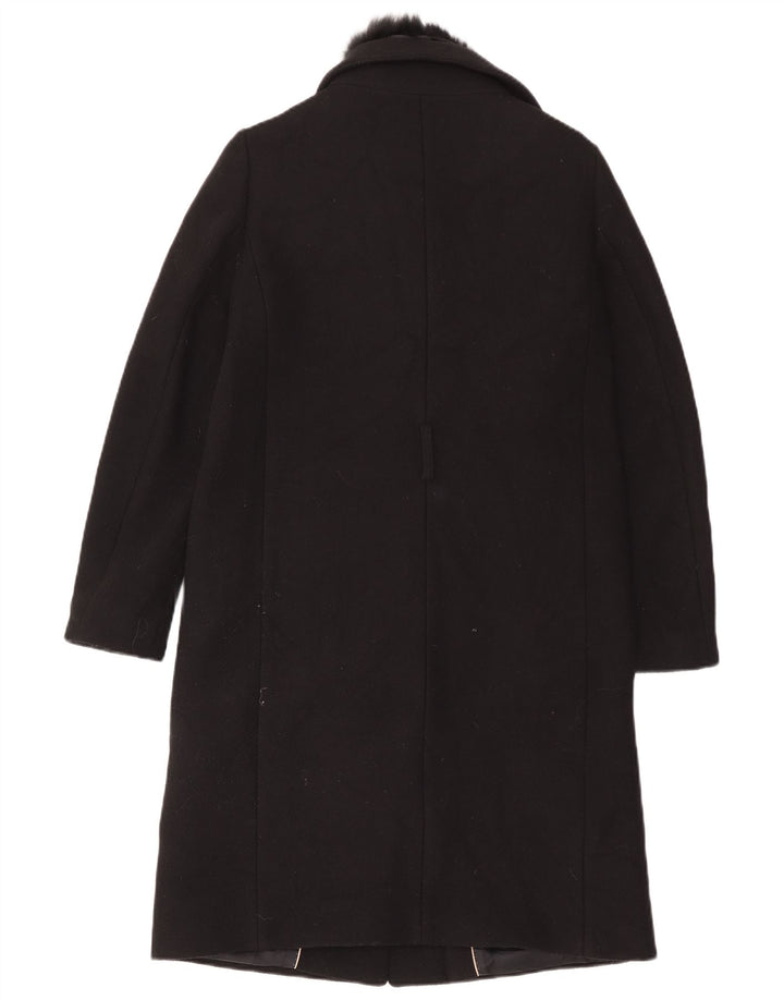 Massimo Dutti Manteau Femme EU 40 Moyen Noir