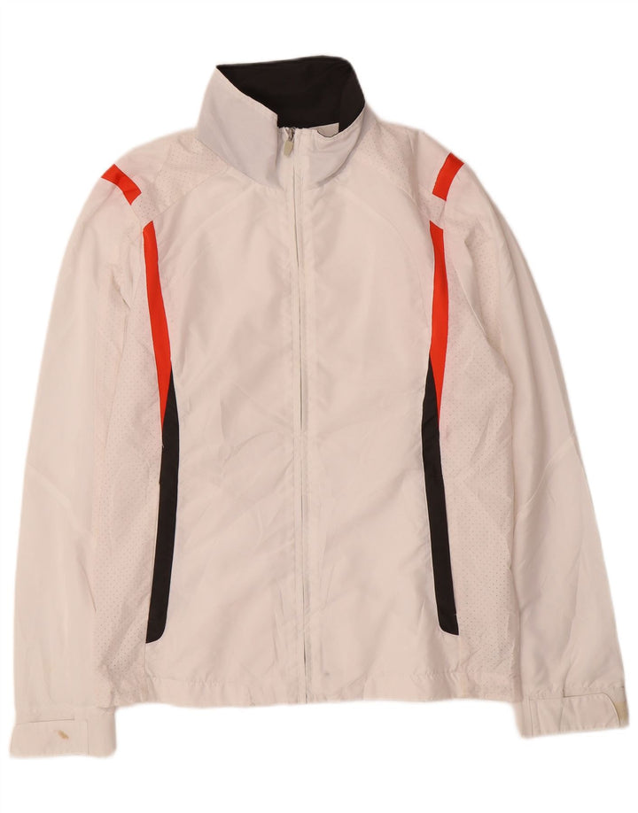 Lotto Veste de Pluie Homme UK 36/38 Petit Blanc Colorblock Polyester