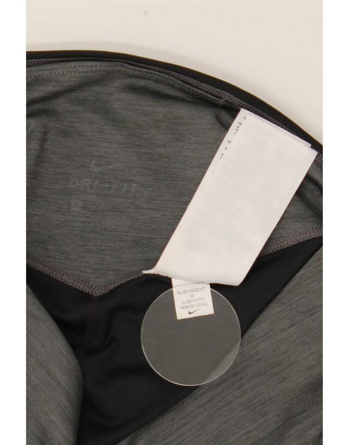Legging Nike Dri Fit pour femme UK 12 Polyester color block gris moyen
