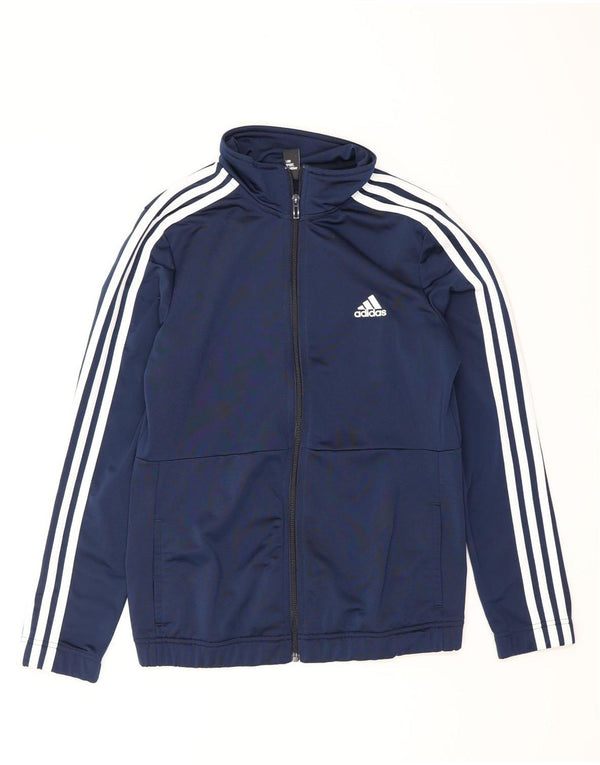 ADIDAS Veste de survêtement pour femme UK 14 Bleu marine moyen