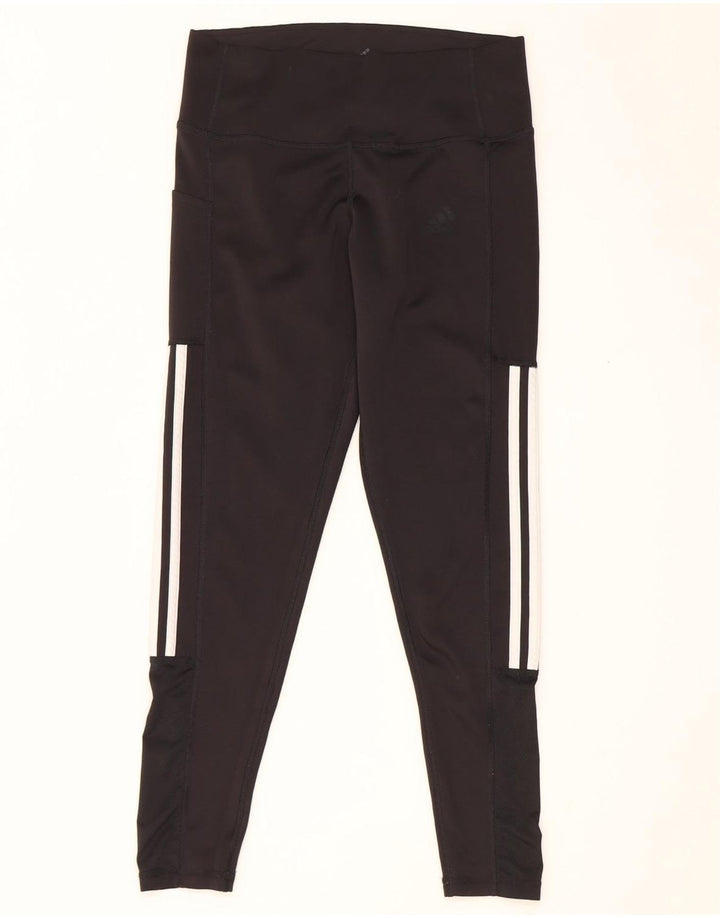 Adidas Femmes Aeroready Leggings UK 12/14 Moyen Noir Polyester