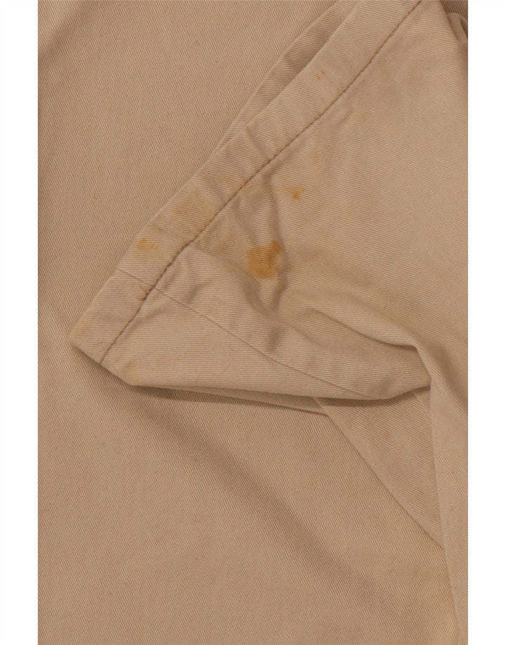 CALVIN KLEIN Pantalon décontracté droit femme W28 L32 Beige Coton