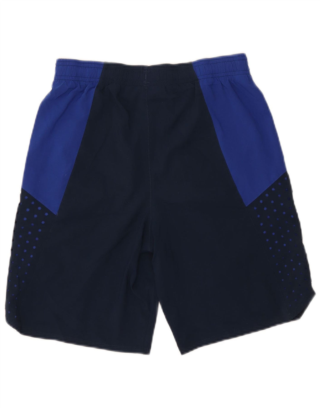 UNDER ARMOUR Short de sport Heat Gear pour garçon 11-12 ans Bleu marine Taille L