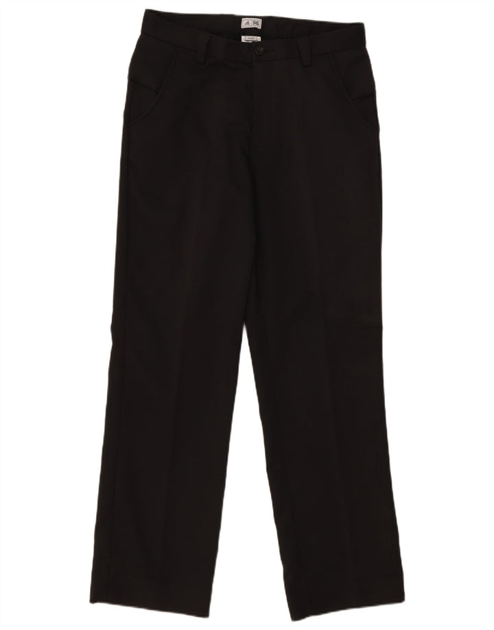 Adidas Pantalon décontracté droit pour homme W32 L32 Noir Polyester