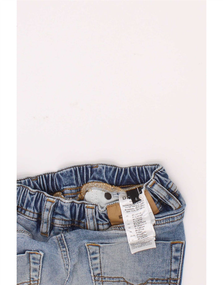 Diesel Short en jean vieilli pour garçon 3-4 ans W20 Bleu Coton