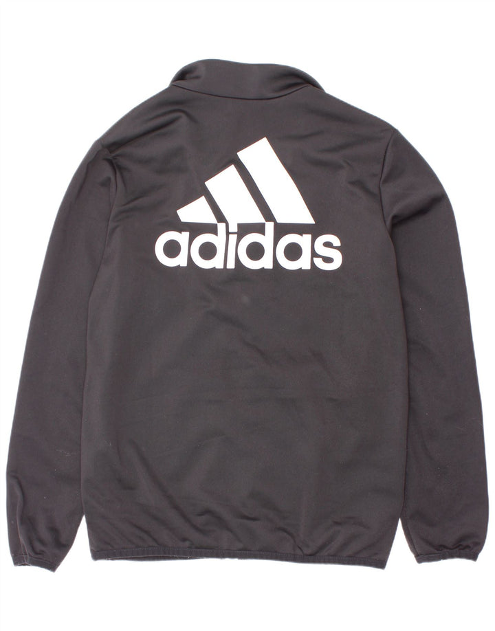 Adidas Veste de Survêtement Graphique Garçon 9-10 Ans Noir Polyester
