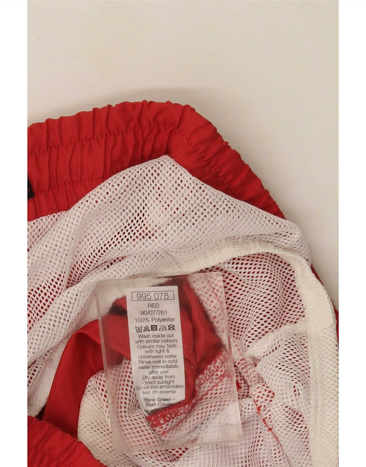 M&Co Short de Bain Homme Rouge Moyen Polyester