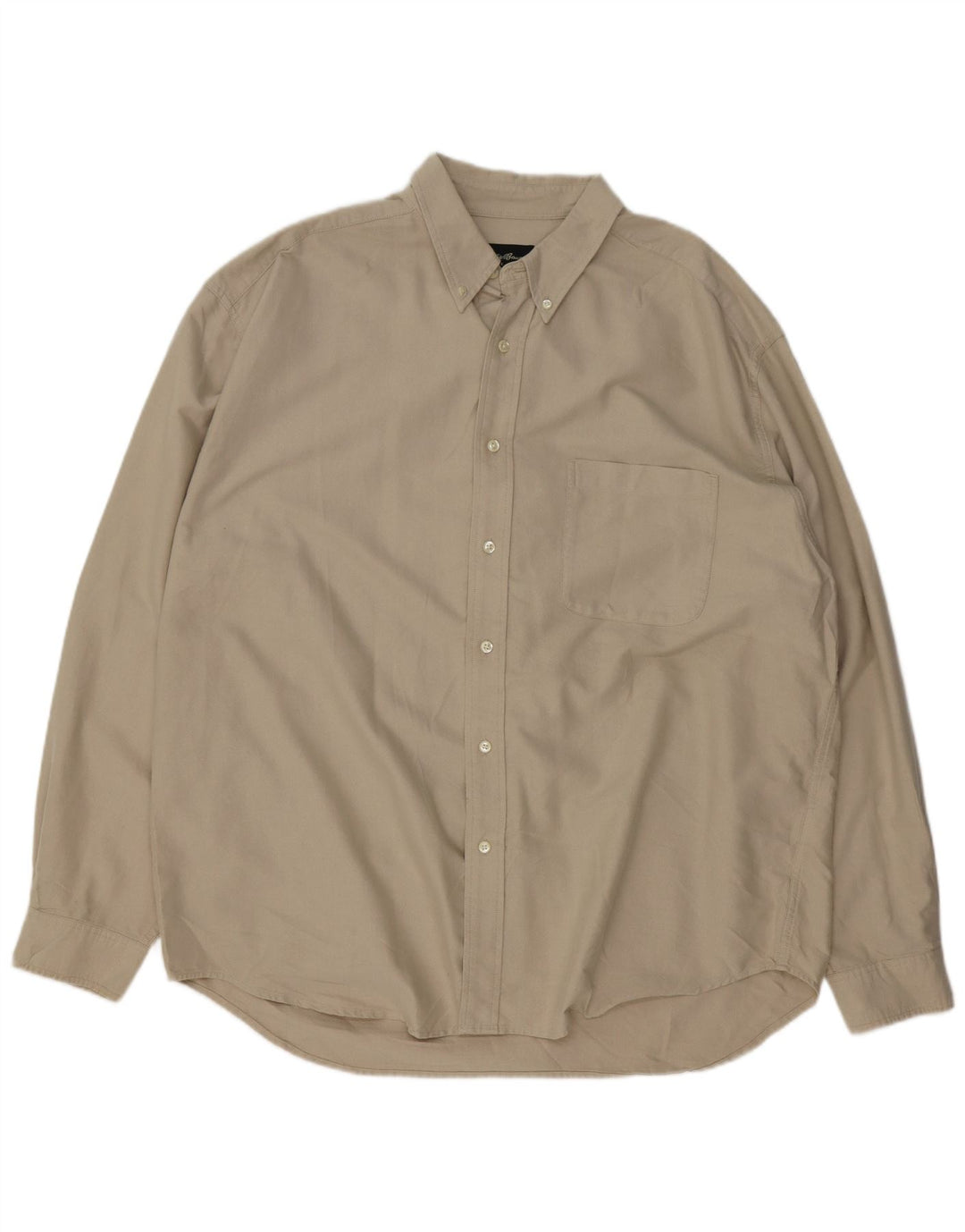 EDDIE BAUER Chemise Homme XL Coton Beige