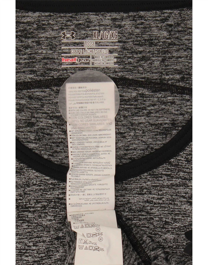 Under Armour Débardeur Heat Gear XL Homme Gris Moucheté Polyester