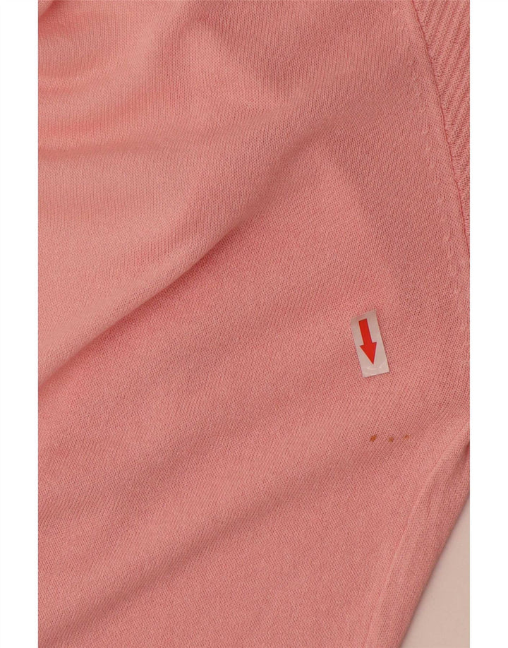 Massimo Dutti Cardigan à manches 3/4 pour femme Rose moyen UK 14