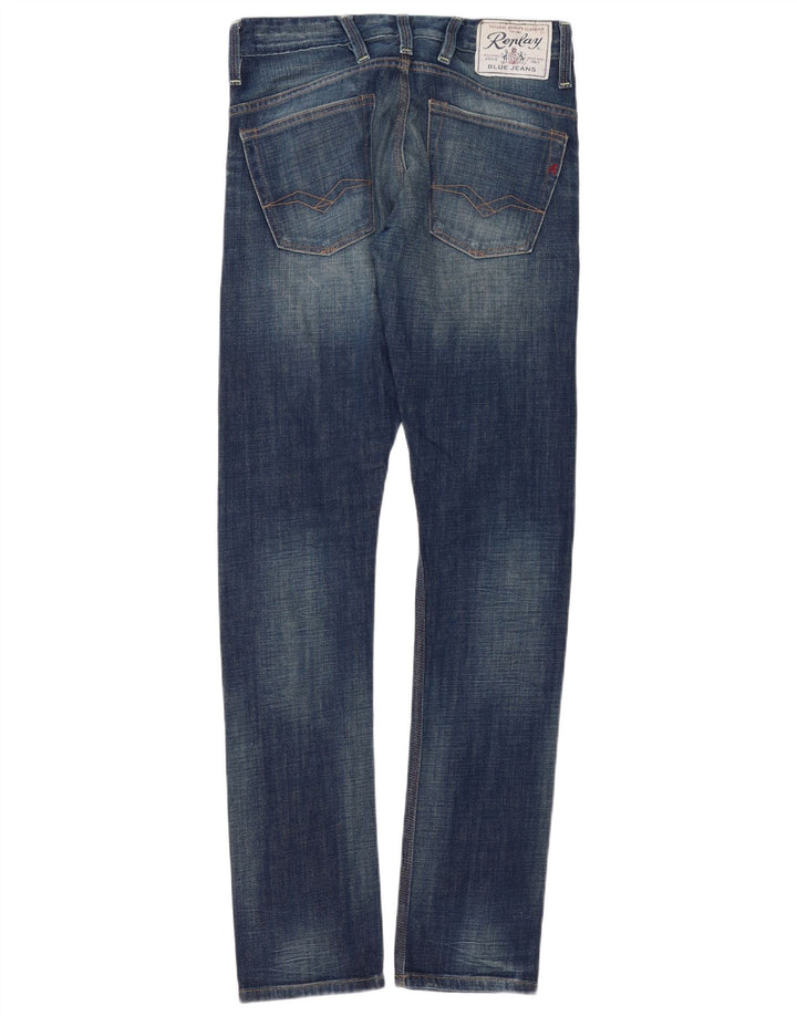 REPLAY Jean Slim Jeto Femme W29 L34 Bleu Coton