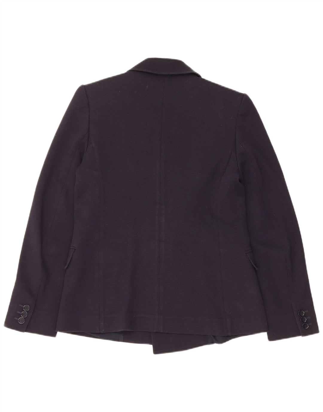 Max Mara Veste blazer week-end double boutonnage pour femme UK 10 Small Bleu marine