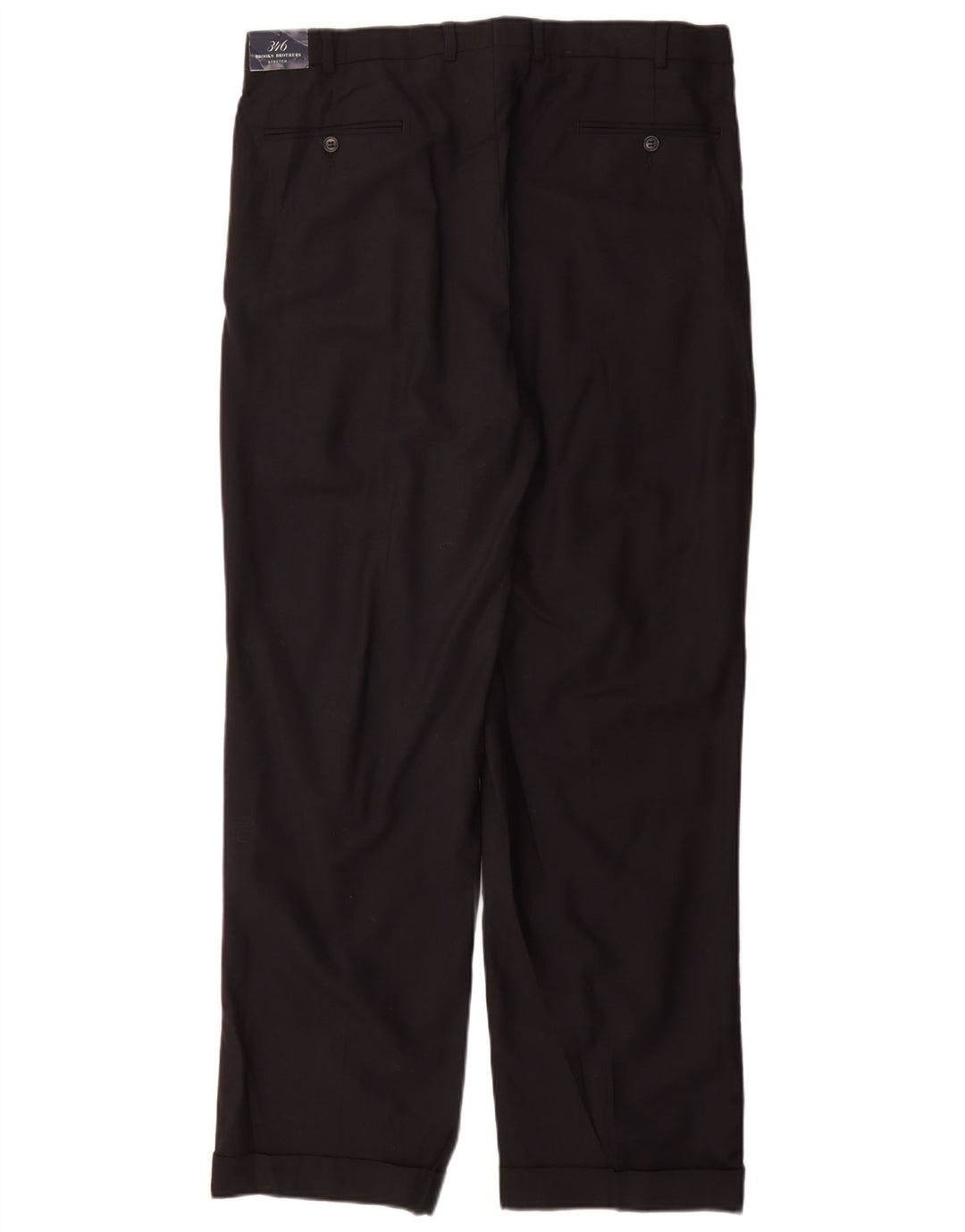 Brooks Brothers Pantalon de costume 346 pour homme W36 L32 en laine bleu marine