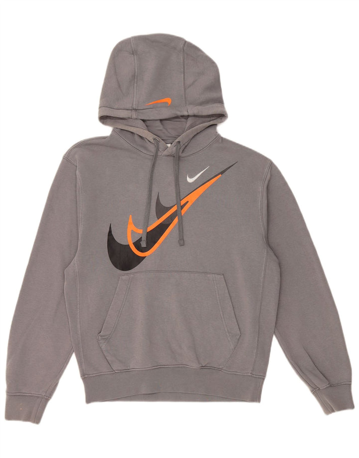 Nike Pull à capuche graphique pour homme XS Gris Coton