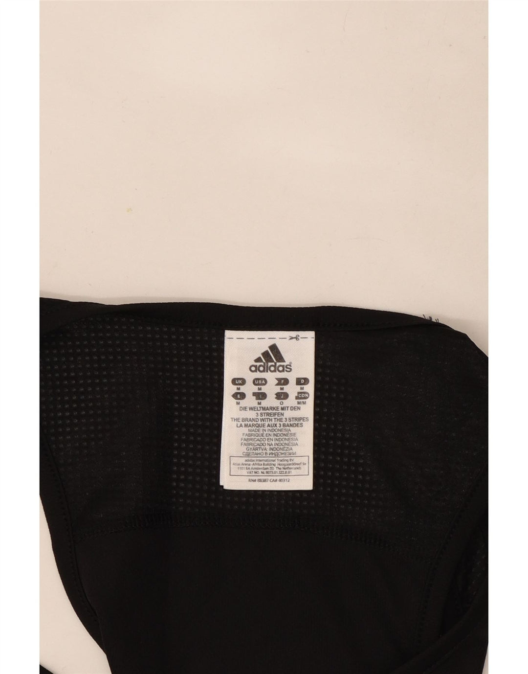 Adidas Débardeur Homme Noir Moyen Polyester