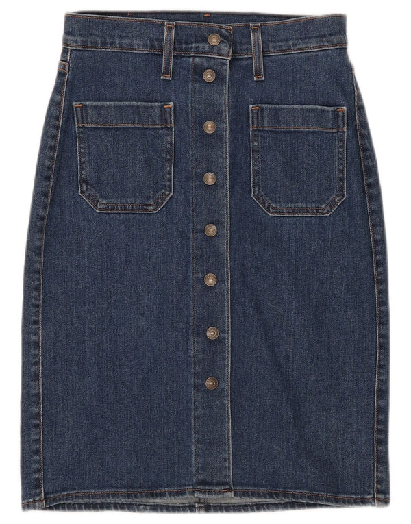 Levi's Jupe en Jean Femme W24 XS Bleu Coton