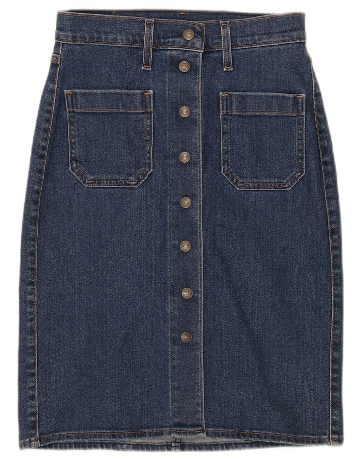 Levi's Jupe en Jean Femme W24 XS Bleu Coton