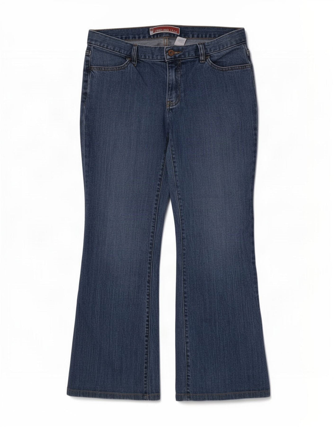 Gap Jean bootcut long et maigre pour femme US 8 Medium W30 L29 Bleu Coton