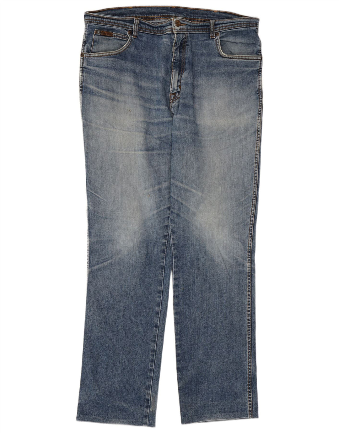 Wrangler Jean droit homme W38 L31 bleu coton