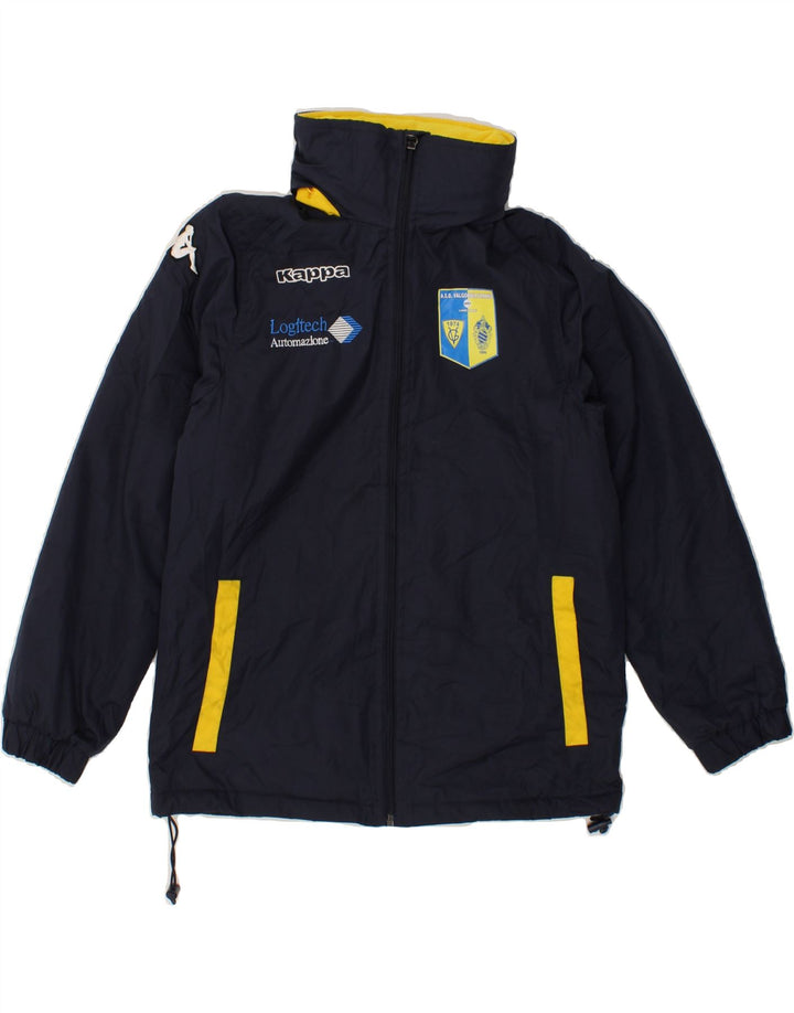 KAPPA Boys Graphic Tracksuit Top Jacket 11-12 Years Navy Blue Polyester Vintage Kappa and Second-Hand Kappa from Messina Hembry 