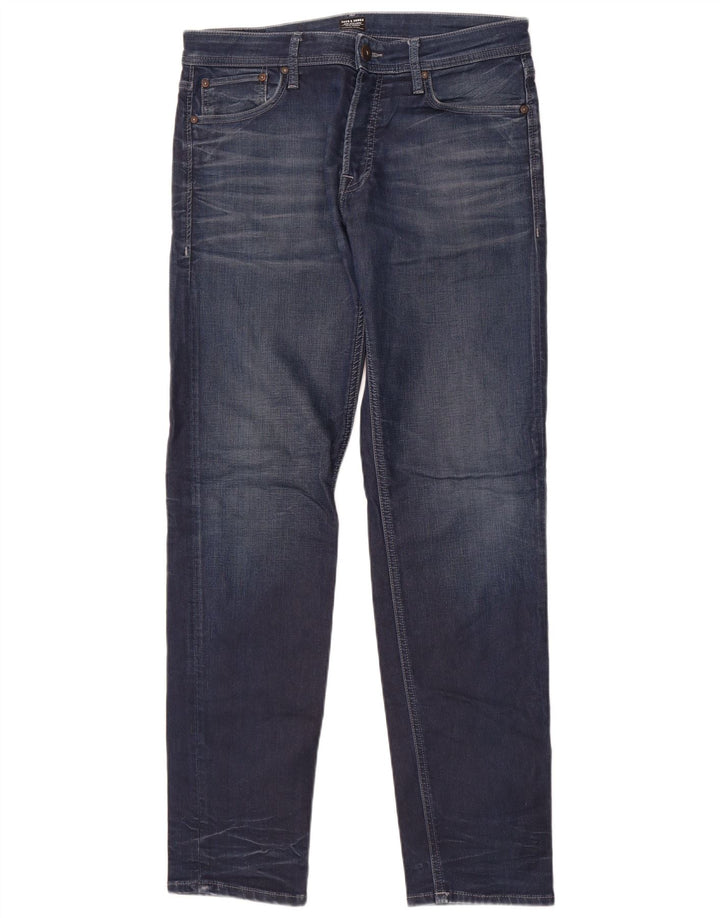 Jack & Jones Jean Slim Homme W32 L34 Bleu Coton