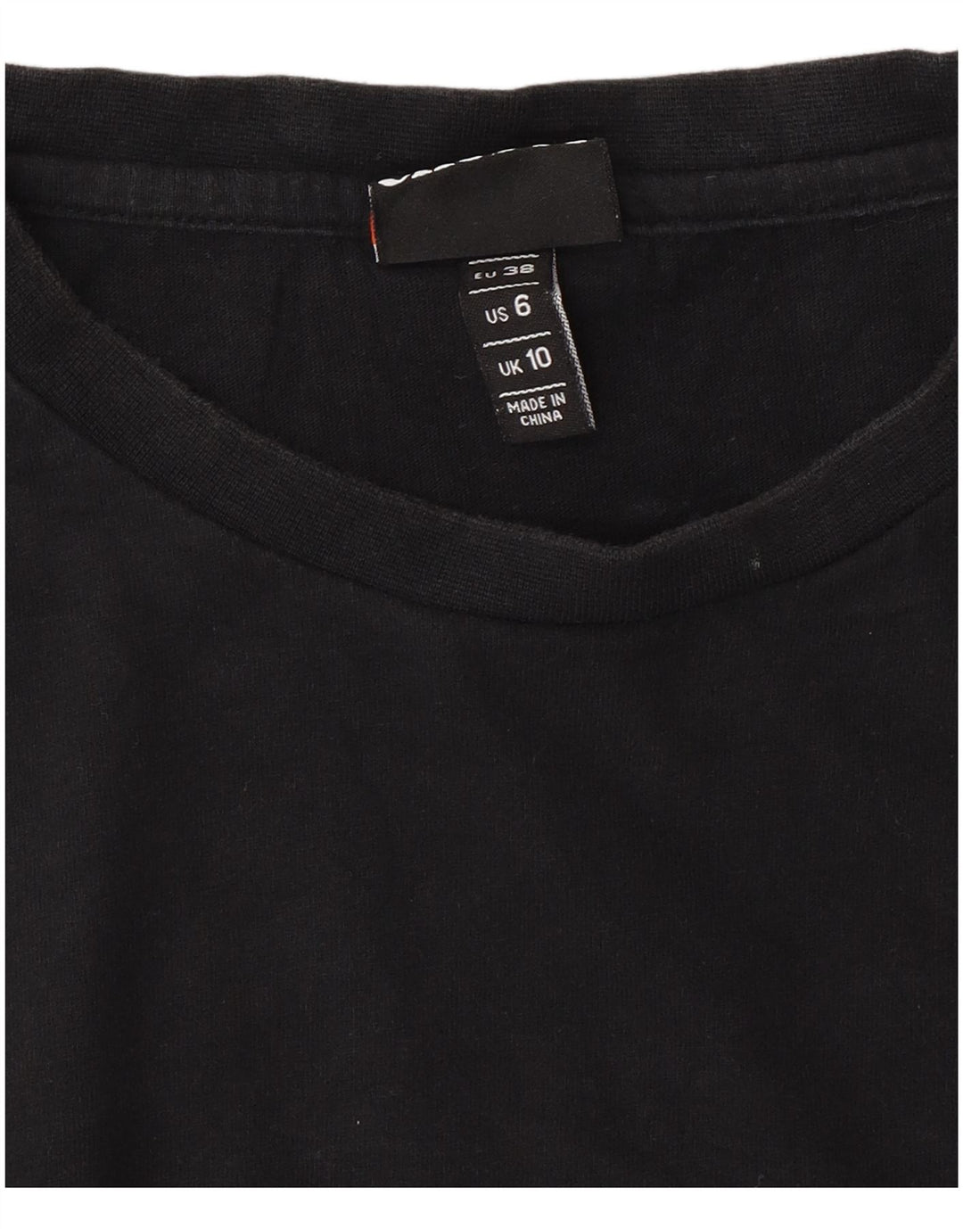 Ellesse T-shirt surdimensionné pour femme UK 10 Small Noir