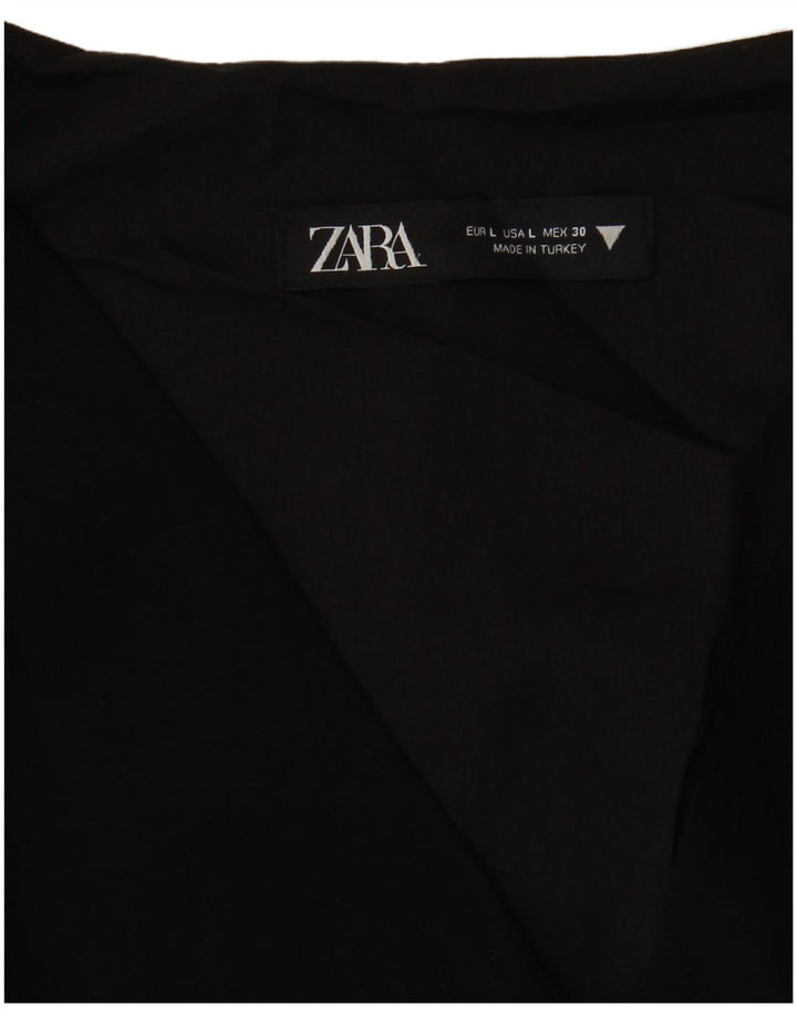 Zara Robe trapèze pour femme UK 16 Large Noir