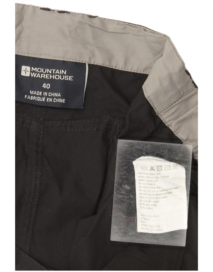 Mountain Warehouse Short Cargo Homme W40 XL Noir Polyester