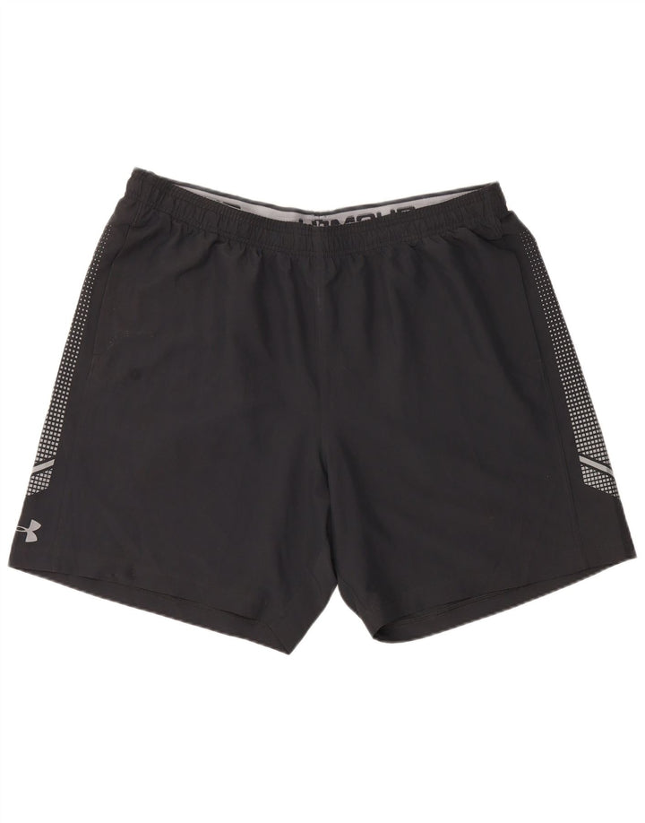 Under Armour Short de Sport Heat Gear Homme 2XL Noir Polyester