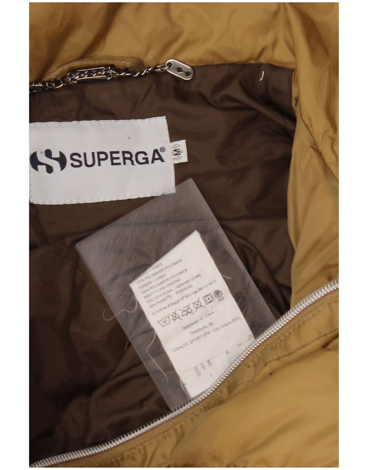 SUPERGA Veste matelassée Femme UK 44 Marron Moyen Polyamide