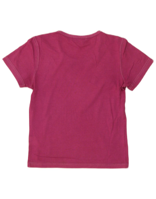Calvin Klein Womens Crop Graphic T-Shirt Top US 4 Petit Rose Coton