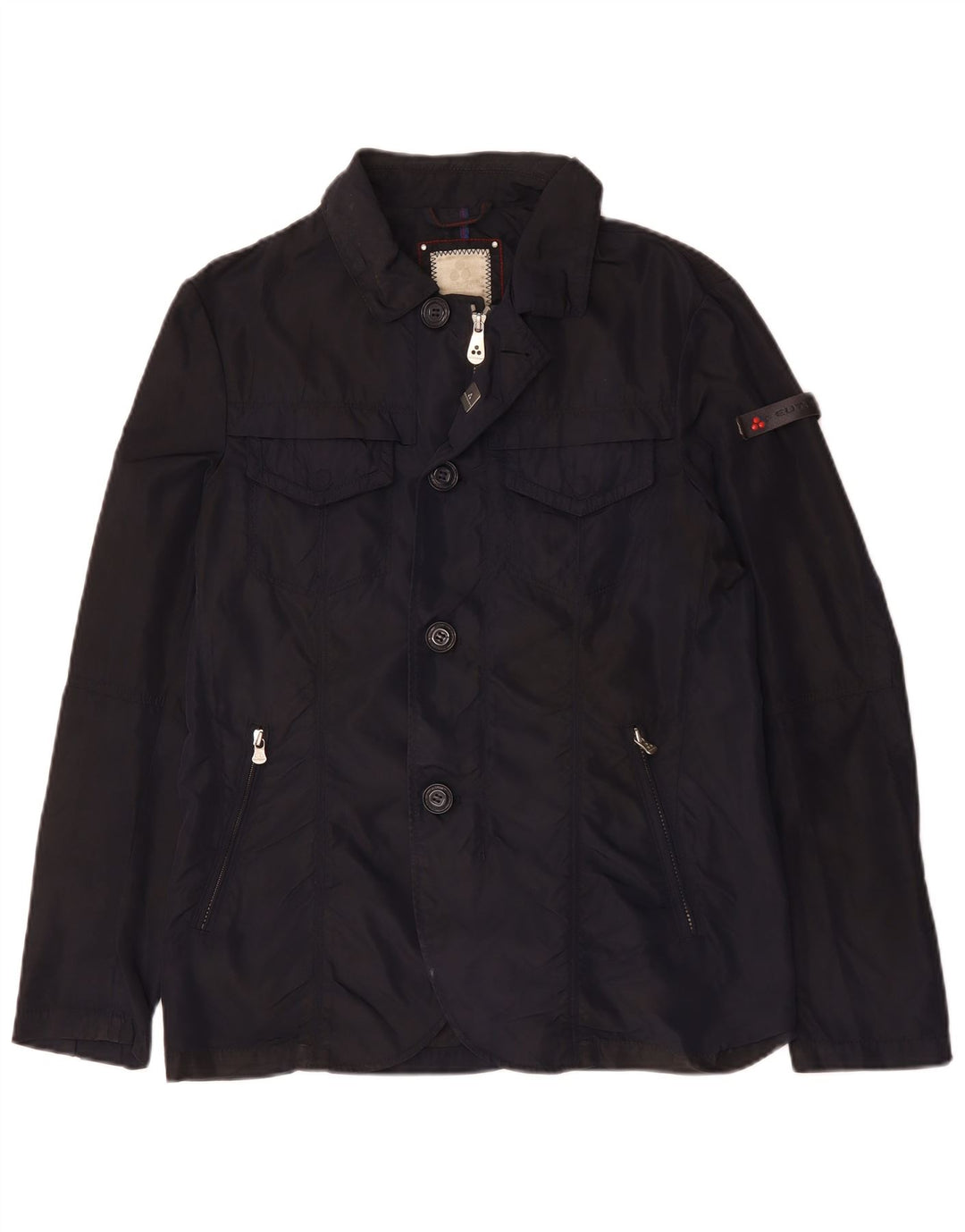 PEUTEREY Veste Utilitaire Homme UK 36 Petit Bleu Marine Polyamide