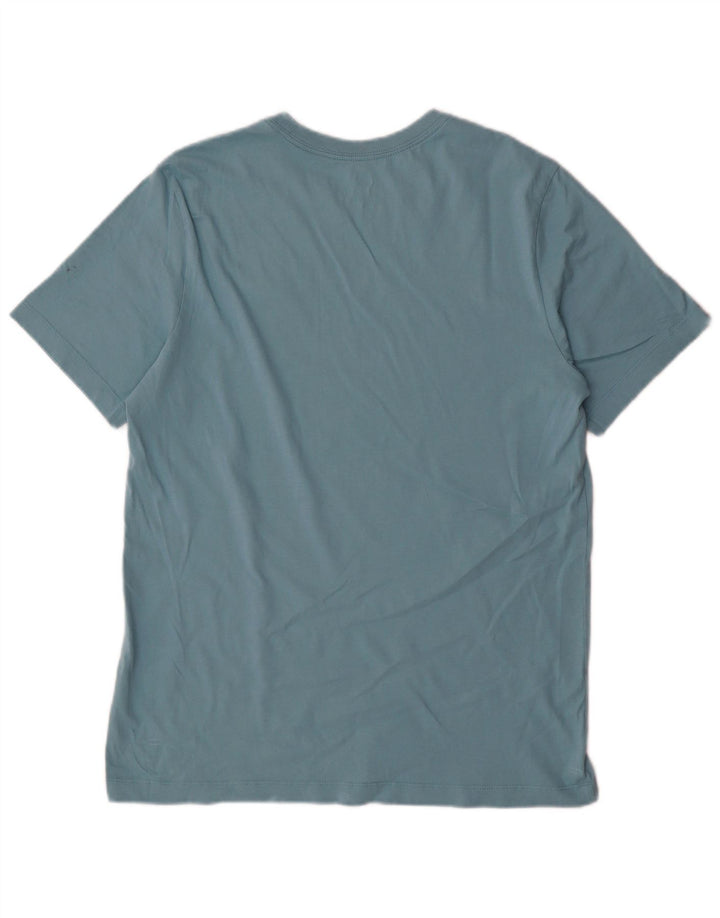 Nike T-Shirt Homme Bleu Moyen Coton