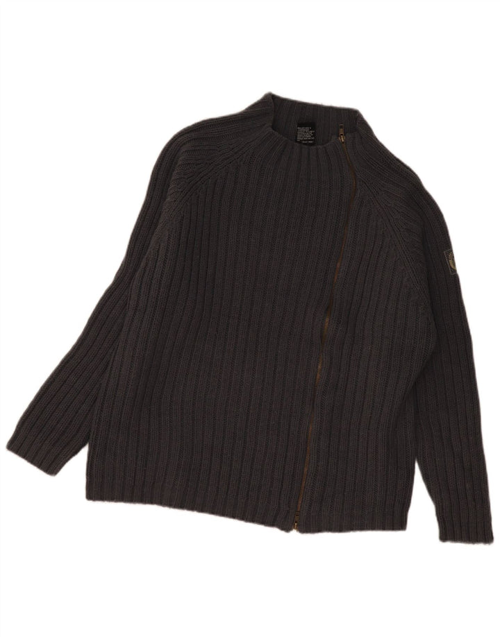Scorpion Bay Pull cardigan surdimensionné pour femme UK 14 Acrylique gris moyen