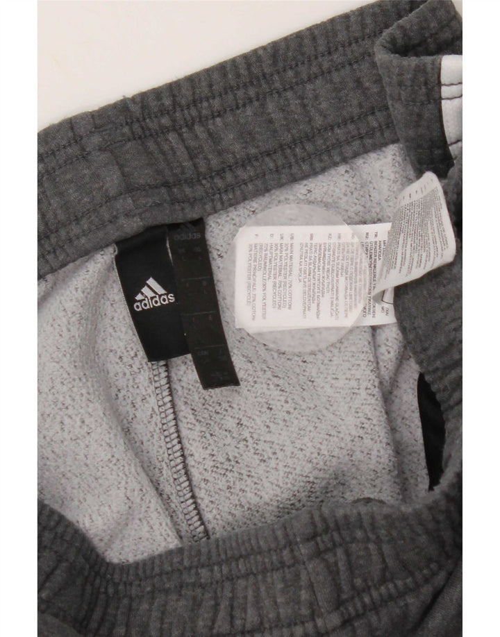 Adidas Pantalon de survêtement pour homme en coton gris Taille L
